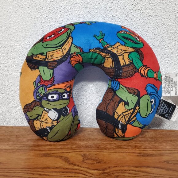 Travel Neck Pillow - Teenage Mutant Ninja Turtles - 12" x 12" - Multicolor - Picture 3 of 7